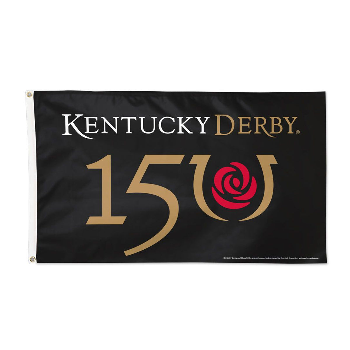 150th Kentucky Derby Flag 3'x 5' — Horse and Hound Gallery