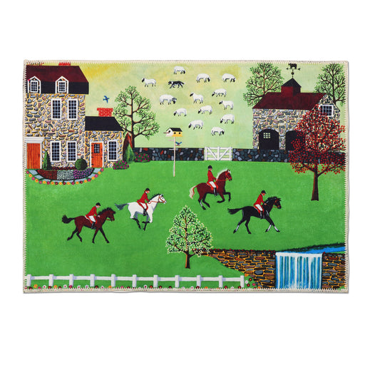 Barn Friends - Horse and Dog Washable Rug — Horse and Hound Gallery