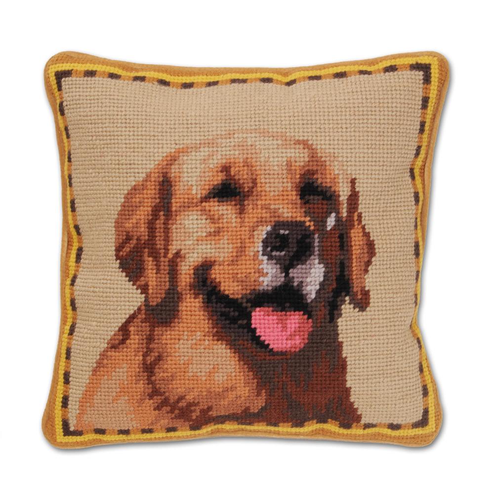 Golden retriever outlet throw pillow