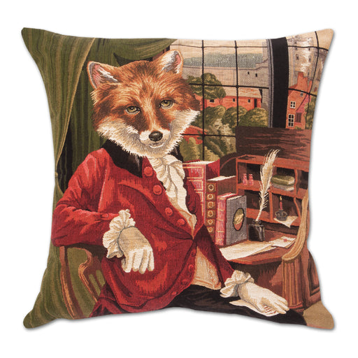 Lord Fox Byron Tapestry Pillow